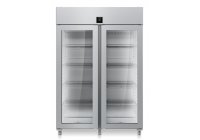 Liebherr FRPSvh 1412 - felső aggregátos, Premium hűtő, üvegbetétes ajtó, rm belső, GN2/1, 1414 lt. ventilációs hűtőszekrény