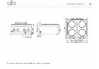 ATA 600 - 2 zónás, elektromos asztali főzőlap 4.0kW
