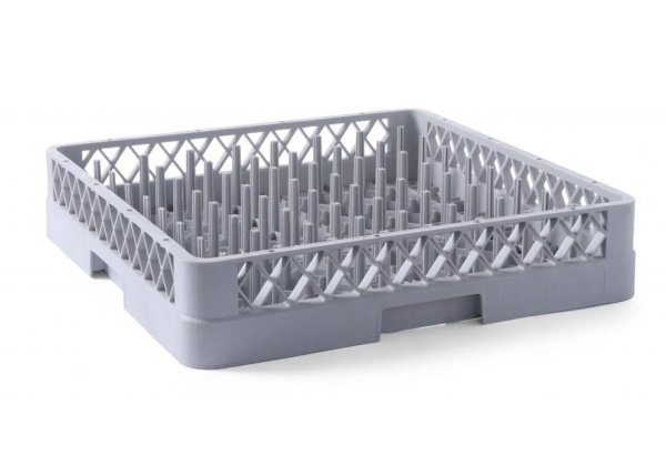 HENDI - 50*50 cm tányér mosogató kosár tüskékkel, 15 cm magas