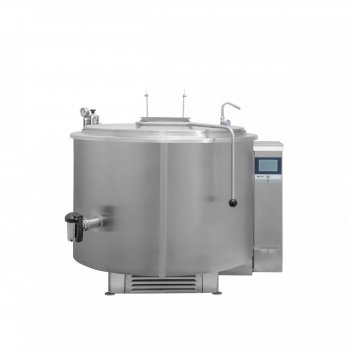 GAM RKG-305  -  300 lt. ÉRINTŐ kijelzős, kerek palást, kerek üst, gázüzemű, indirekt főzőüst