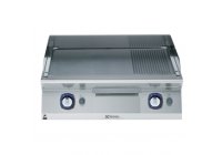 Electrolux XP700 - gázüzemű, 2 zónás asztali; 2/3 sima, 1/3 bordázott felületű rostlap, 800 mm; 14.0kW/gáz;