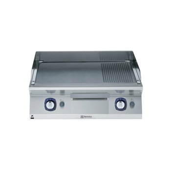 Electrolux XP700 - gázüzemű, 2 zónás asztali; 2/3 sima, 1/3 bordázott felületű rostlap, 800 mm; 14.0kW/gáz;