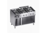 ATA700 - 6 égős gáz főzőlap nyitott alépítményen,, 44.1kW, Solution Line