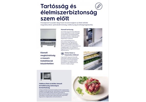 Electrolux - 20*GN1/1 sokkoló, 100kg hűtő /60kg fagyasztó teljesítménnyel