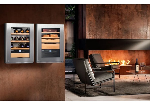 Liebherr ZKes 453 - üvegajtós Humidor / szivar tároló szekrény temperált, pára szabályzott