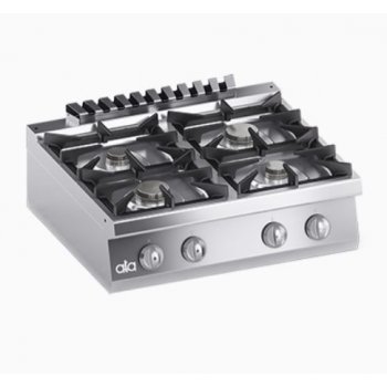 ATA700 - 4 égős gázüzemű asztali főzőlap, 29.4kW, Solution Line