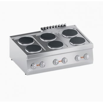 ATA 600 - 6 zónás, elektromos asztali főzőlap 12.0kW
