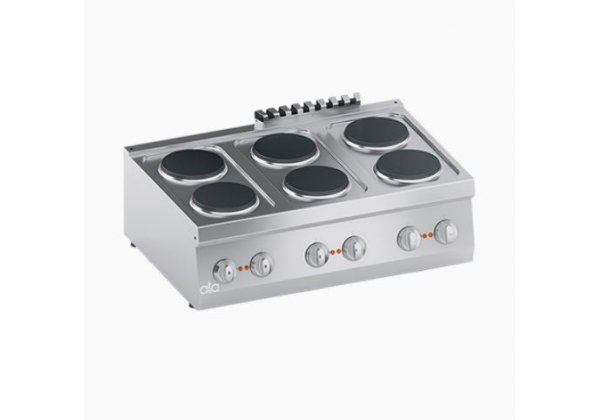 ATA 600 - 6 zónás, elektromos asztali főzőlap 12.0kW
