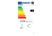 CL-78 - egyenes üvegű, álló asztali Display hűtővitrin, 85 lt