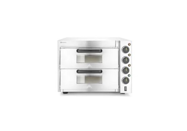HENDI - Small 2  kétaknás pizza kemence; kapacitás: 2 db 39 cm pizza