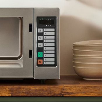 Panasonic NE-1037 - Mikrohullámú sütő, 1 magnetron; 3 teljesítmény szint; GN1/2 belső; 1000W;