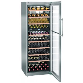 Liebherr WTes 5972 - 2 külön zónás, üvegezett ajtós bortemperáló szekrény, 211 palackos