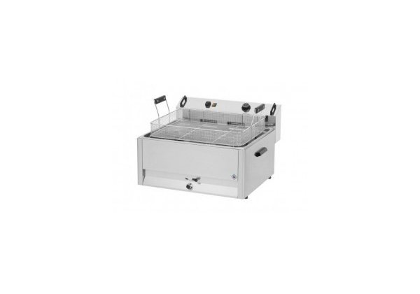RmGastro FE 60T - asztali fritőz, 30 lt-es, hideg zónás, 1 db kosár, 400V;