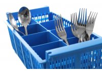 HENDI - evőeszköz kosár, műanyag, 8 rekeszes