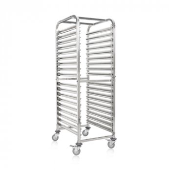 ALTO S408 - GN2/1 regál kocsi 18 db tálcahellyel, 4 db kerékkel