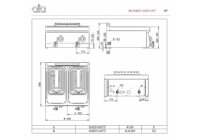 ATA600 - 2 medencés 2*10 lt-es elektromos asztali fritőz, 8+8.0kW