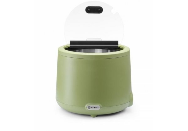 HENDI UNIQ elektromos asztali leves chafing, 8 lt.-es, Zöld színű
