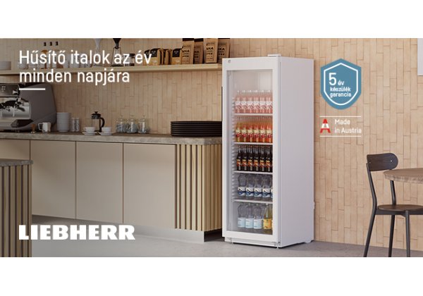 GYÁRI AKCIÓ - MRFvc szériájú Liebherr hűtőszekrényekre, teli ajtós, és üvegajtós változatban