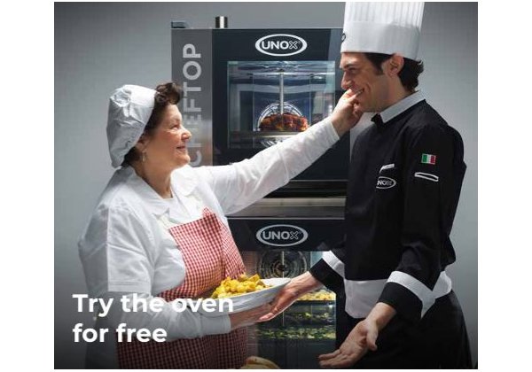 UNOX ChefTop E1LM One - 7*GN1/1, elektromos, digitális kombi gőzpároló-sütő
