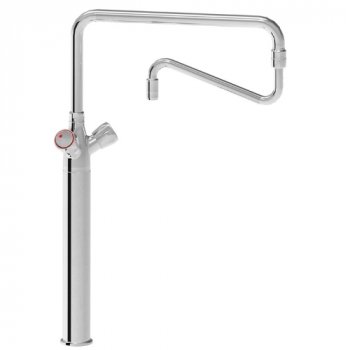 Asztaki kétgombos keverőcsap, 650 mm hosszú kétrészes kifolyóval