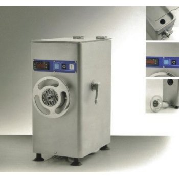 MRC 22-Cool serie - asztali 22-es húsdaráló, HŰTÖTT fejjel, inox garat és csiga