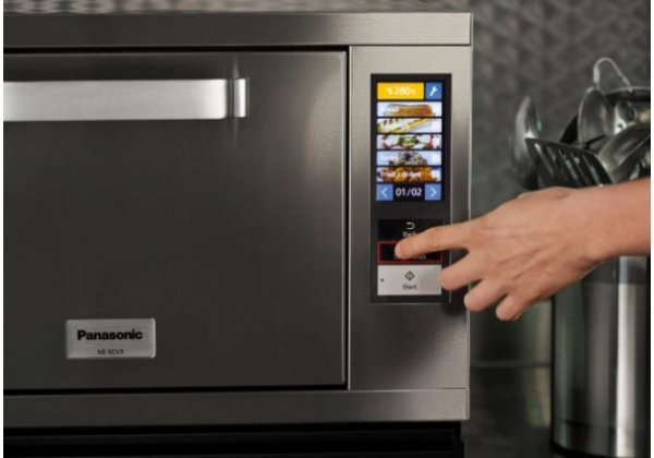 Panasonic NE-SCV3 - INVERTERES Micro HighSpeedOven - 2 magnetron, 1800W;  3 teljesítmény szint