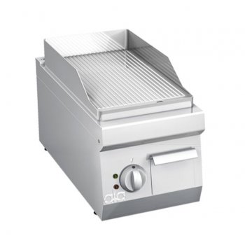ATA600 -1 zónás elektromos asztali lapsütő, Bordázott sütőfelület, 4.0kW
