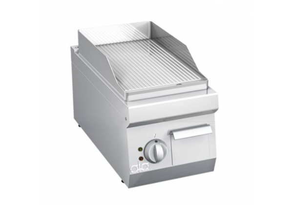 ATA600 -1 zónás elektromos asztali lapsütő, Bordázott sütőfelület, 4.0kW