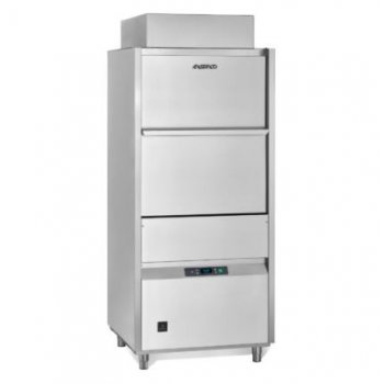 ARISTARCO AU 65.65 EPI ES - 2025-ös modell, Fekete edény mosogató gép, GN2/1-es belső