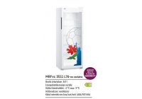 Liebherr MRFvc 3511-L76  - üvegajtós, fehér színű FOCI VB Dekor hűtőszekrény, ventilációs hűtés, 347lt