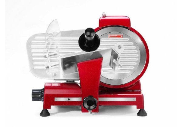 HENDI Profi Line 220 RED - asztali felvágott szeletelő gép, 220 mm késtárcsával