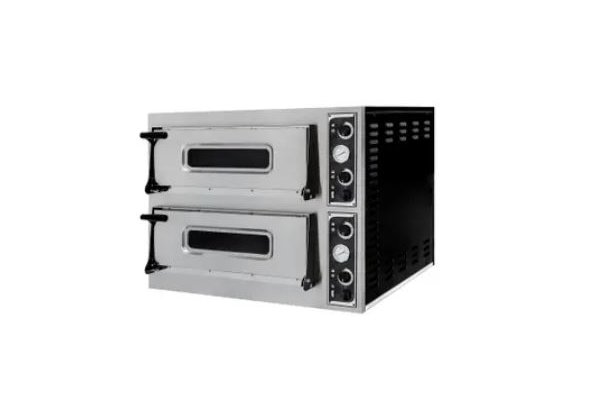 HENDI - BASIC 44 kétaknás pizza kemence; kapacitás: 2*4 db 33 cm pizza