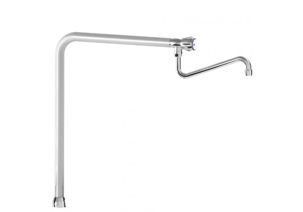 Asztali Hideg vizes feltöltőcsap kifolyóval, főzőszigethez