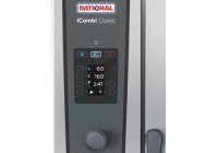 RATIONAL iCombiClassic -  20*GN1/1 elektromos, manuális  kombi gőzpároló-sütő, ICC 201E