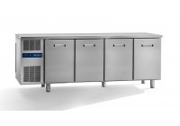 Studio-54 BasicLine Daiquiri 4P - 4 ajtós hűtött munkaasztal, fedlap felhajtással, GN1/1 rácspolccal, H660 mm