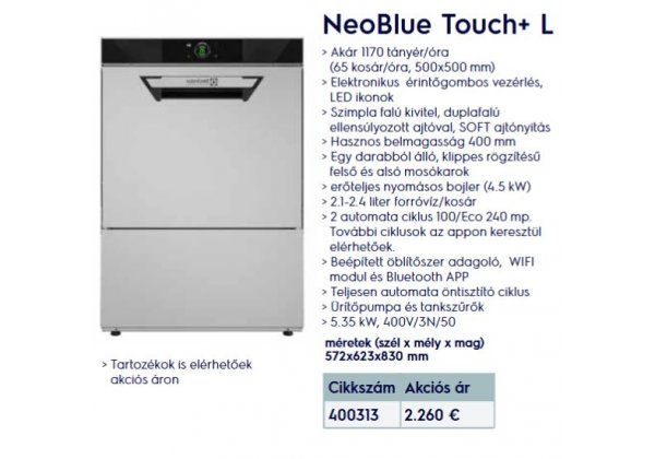 Electrolux Professional mosogató gépek - ÚJ 2025 MODELL