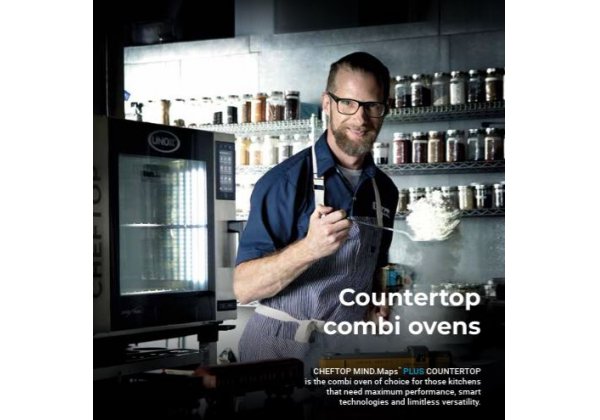 UNOX ChefTop EPRM Plus - 3*GN1/1 eletromos, digitális kombi gőzpároló-sütő