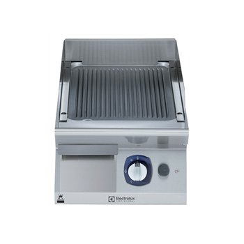 Electrolux XP700 - gázüzemű, 1 zónás asztali Bordázott rostlap, 400 mm; 7kW/gáz;