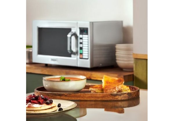 Panasonic NE-1037 - Mikrohullámú sütő, 1 magnetron; 3 teljesítmény szint; GN1/2 belső; 1000W;