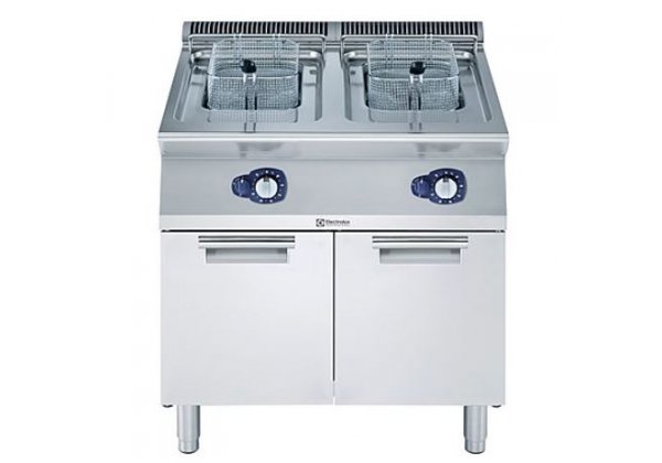 Electrolux Professional XP700 - 2x15 lt.-es gáz üzemű olajsütő, zárt alépítményen