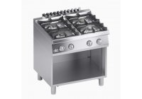 ATA700 - 4 égős gáz főzőlap nyitott alépítményen,, 29.4kW, Solution Line