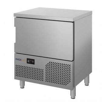 INOX-BIM - ECO Line sokkoló hűtő-fagyasztó 5*GN1/1  v.  5*600*400 mm tálcahely