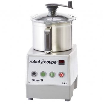 Robot-Coupe Blixer 5-2V  - asztali Blixer 5,9 lt. rm. acél edény, 2 sebesség, 400V,