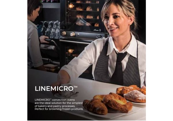 UNOX XF023 LineMicro Anna - látványsütő, 4db 460*330 mm tálcahely, manuális vezérlés