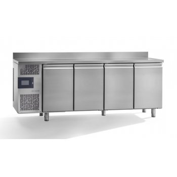 Studio-54 TOP Line 4P - 4 ajtós Prémium hűtött munkaasztal, GN1/1 belső méret, 288 lt., H 710 mm