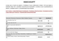 ATA 600  - 4 égős, gázüzemű asztali főzőlap 26.0kW