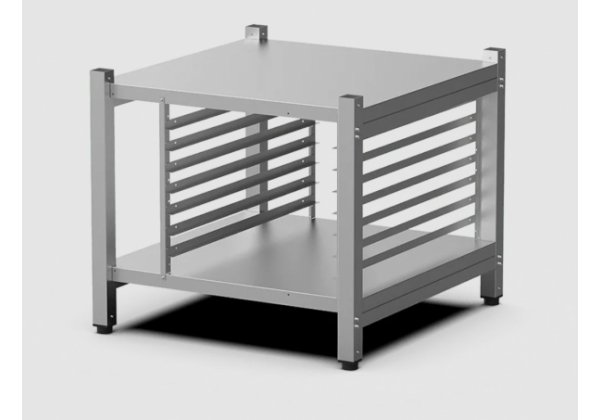 UNOX XWVRC-0721-H - magas nyitott készülék állvány, GN2/1 tálca sínezettel