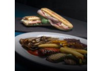 SPIDOGLASS™ SP 10PR - alul sima, felül bordázott felületű, üveg kerámia kontakt grill