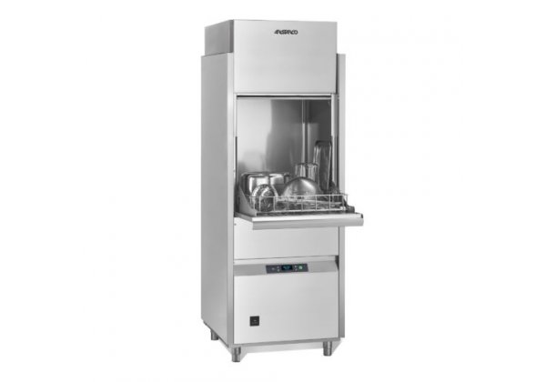 ARISTARCO AU 55.80 EPI ES - 2025-ös modell, Fekete edény mosogató gép, GN2/1-es belső