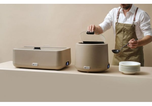 HENDI UNIQ elektromos asztali leves chafing, 8 lt.-es, Tope színű